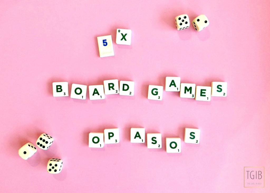 5x board games op ASOS scrabble letters