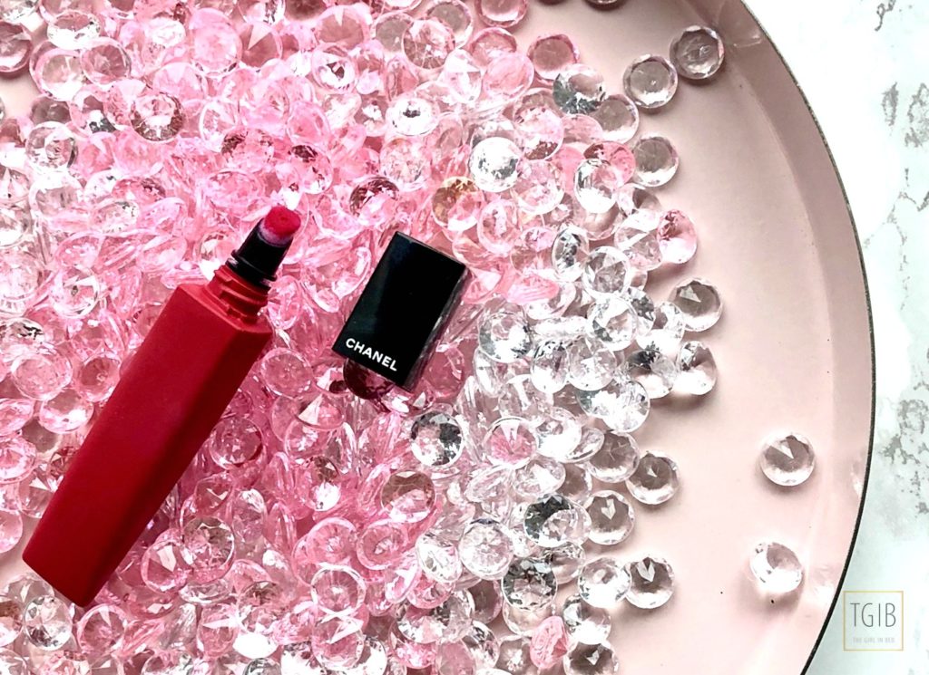 Chanel 956 Invincible Rouge Allure Liquid Powder Review - Blushy Darling