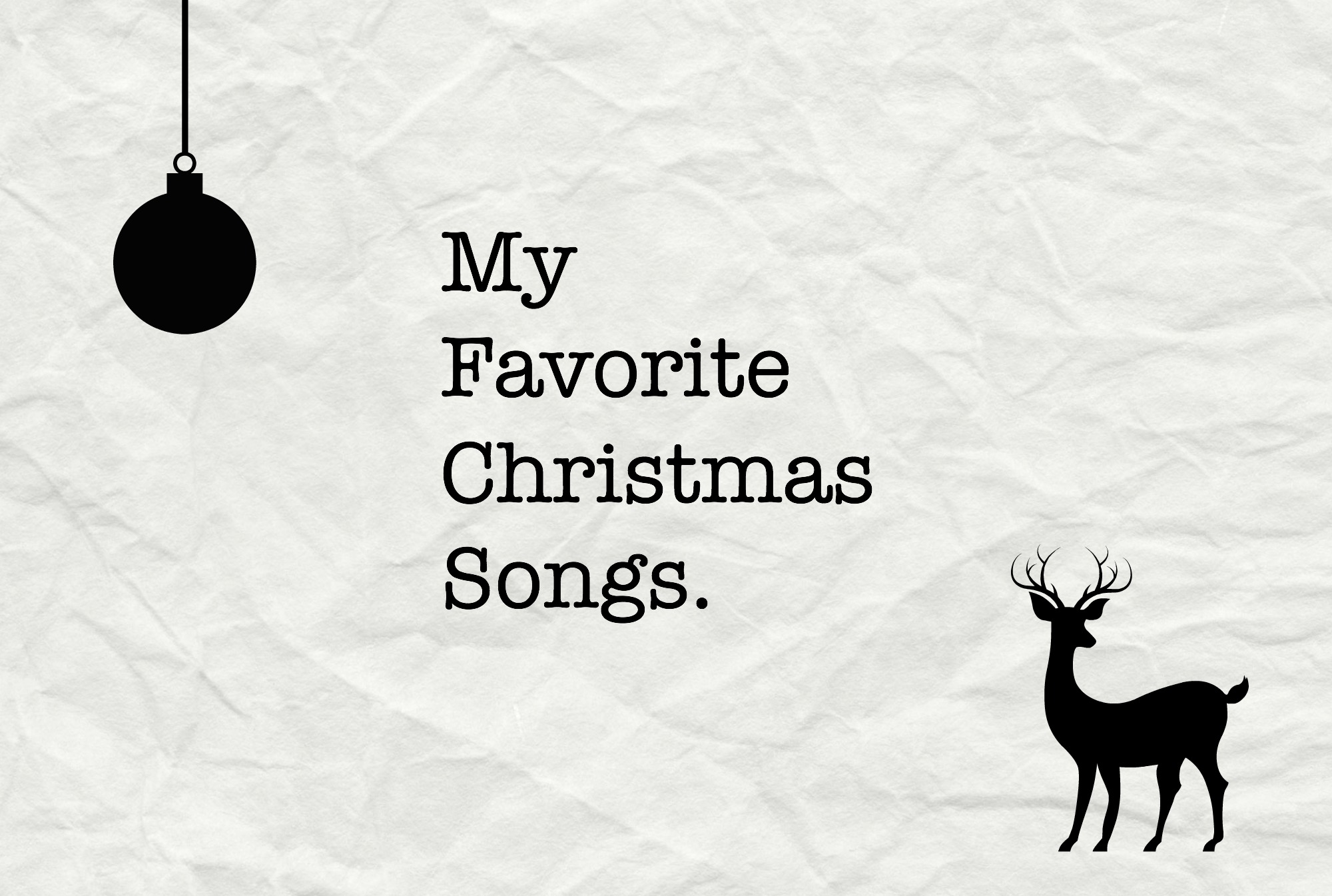 mijn favoriete kerstliedjes
