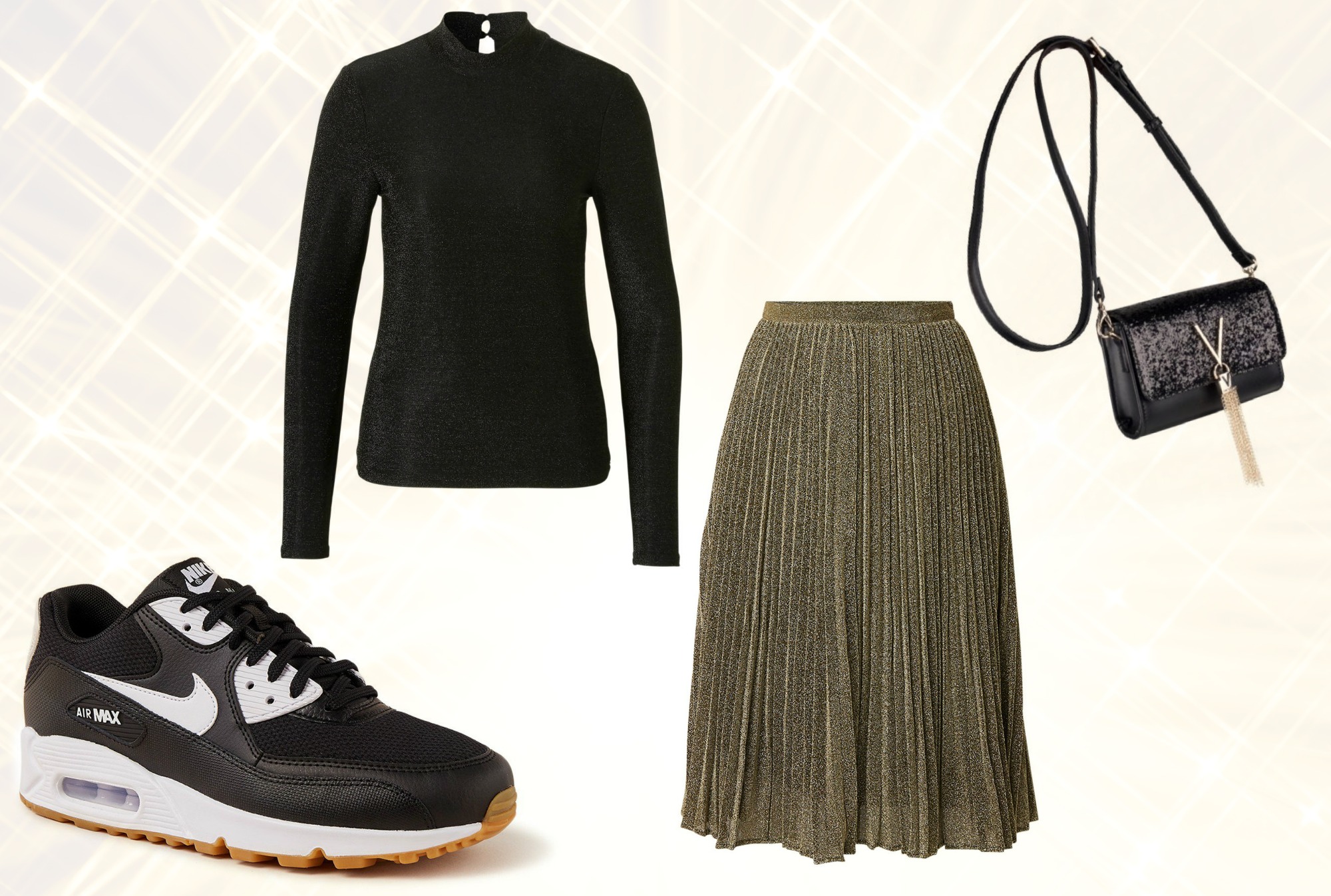 sneakers party outfit