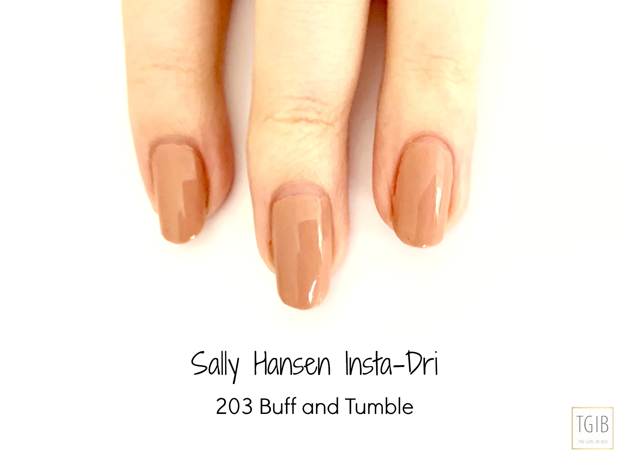 Sally Hansen Insta-Dri Nail Color in Buff 203 - wide 9