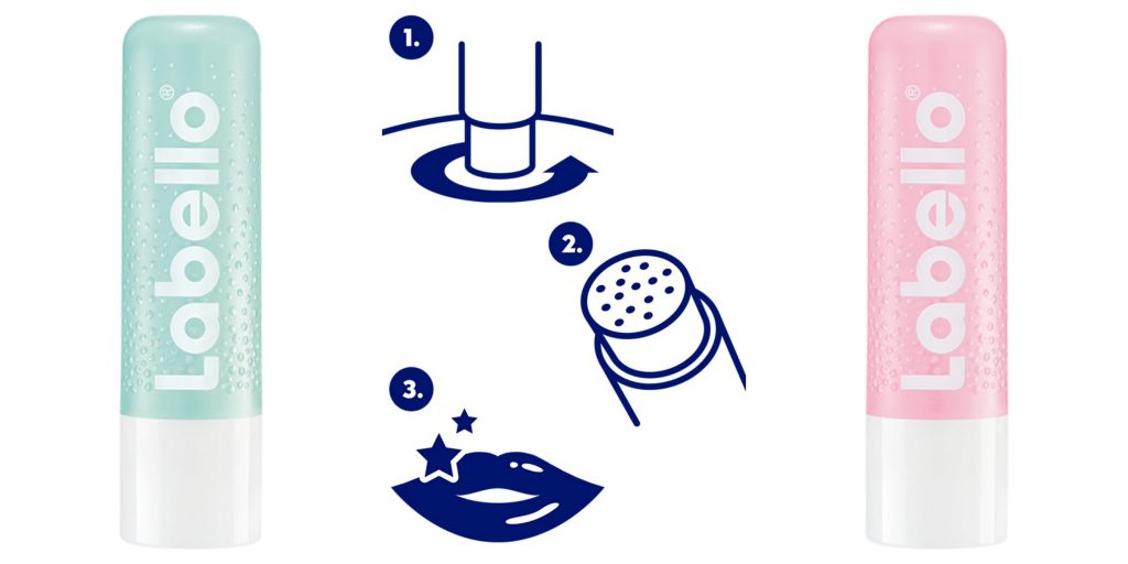 how to use Labello Lip Scrubs review The Girl in Bed