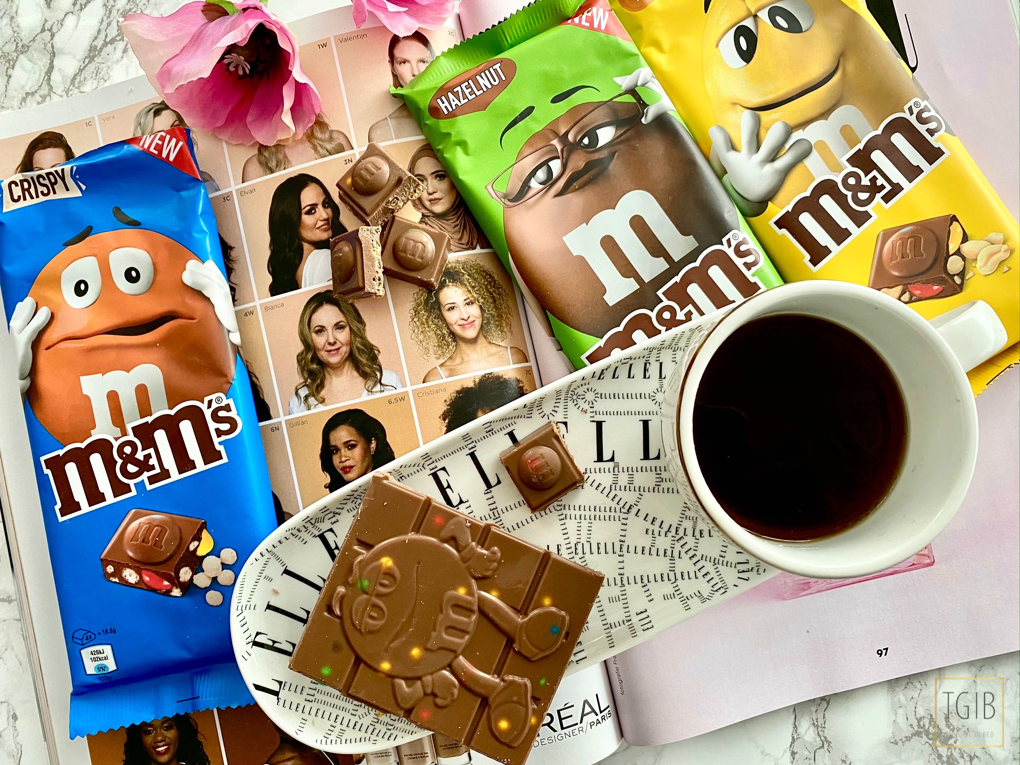 M&M’s chocoladerepen review crispy peanut hazelnut