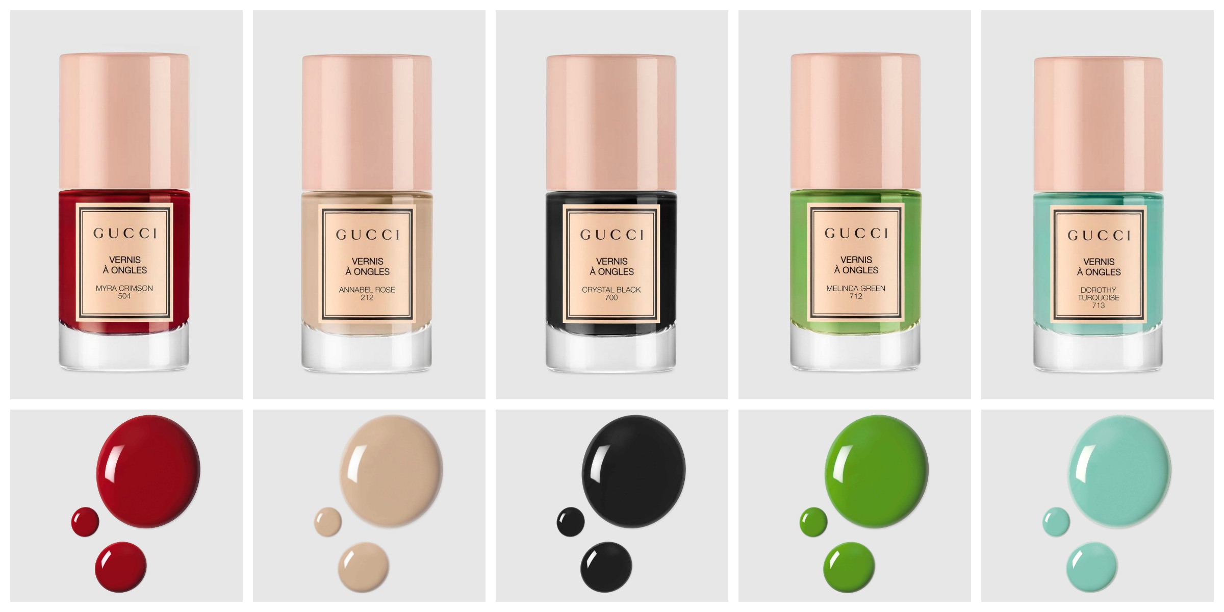 Gucci Beauty Nagellak capsule collection 