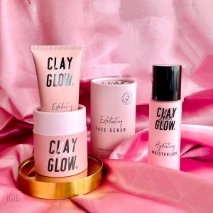 Clay and Glow Hydrating Moisturizer en Exfoliating Face Scrub