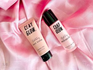 Clay and Glow Hydrating Moisturizer en Exfoliating Face Scrub